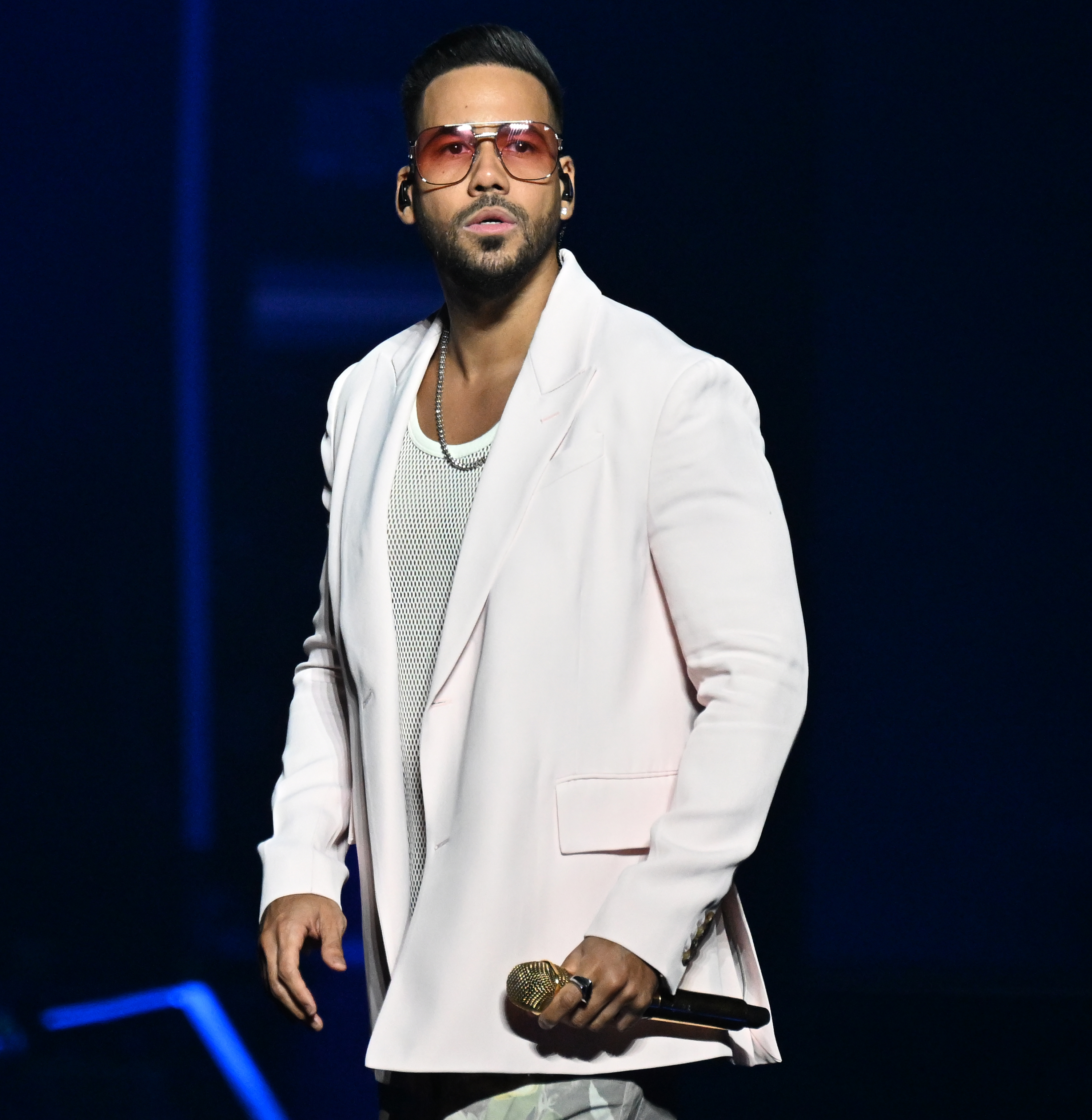 Romeo Santos se presenta en concierto durante su gira "Fórmula Vol. 3" en el State Farm Arena el 12 de noviembre de 2023 en Atlanta, Georgia. | Fuente: Getty Images