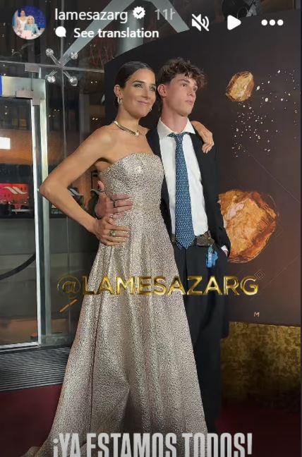 Juana Viale junto a su hijo Silvestre | Fuente: Instagram/lamesazarg
