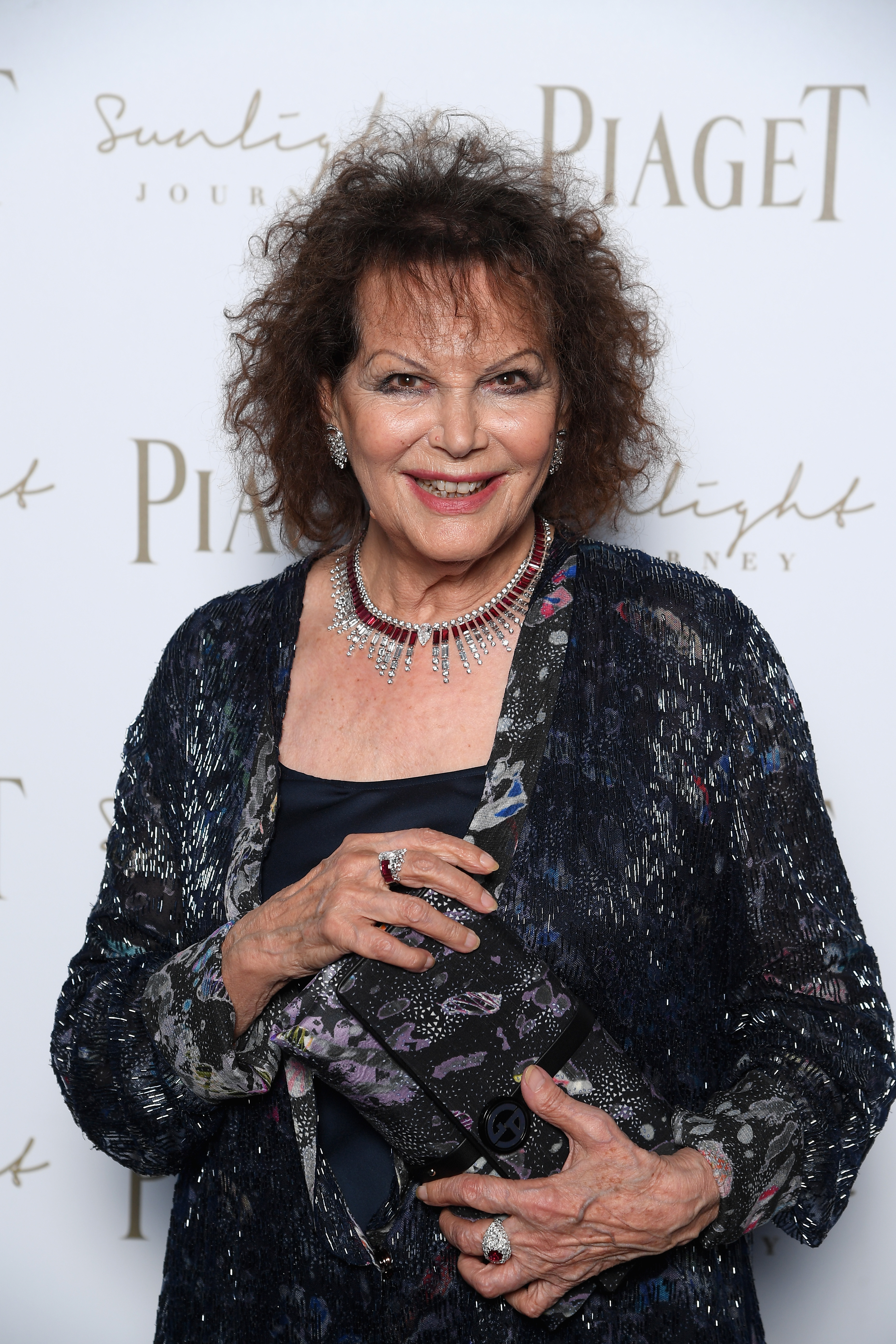 Claudia Cardinale en el lanzamiento de la colección Piaget Sunlight Journey el 13 de junio de 2017, en Roma, Italia | Fuente: Getty Images