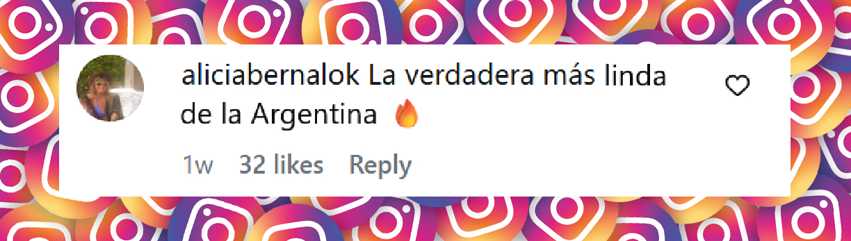 Comentario de una usuaria sobre el look en bikini de Sabrina Rojas a los 46 años | Fuente: Instagram/rojassasi