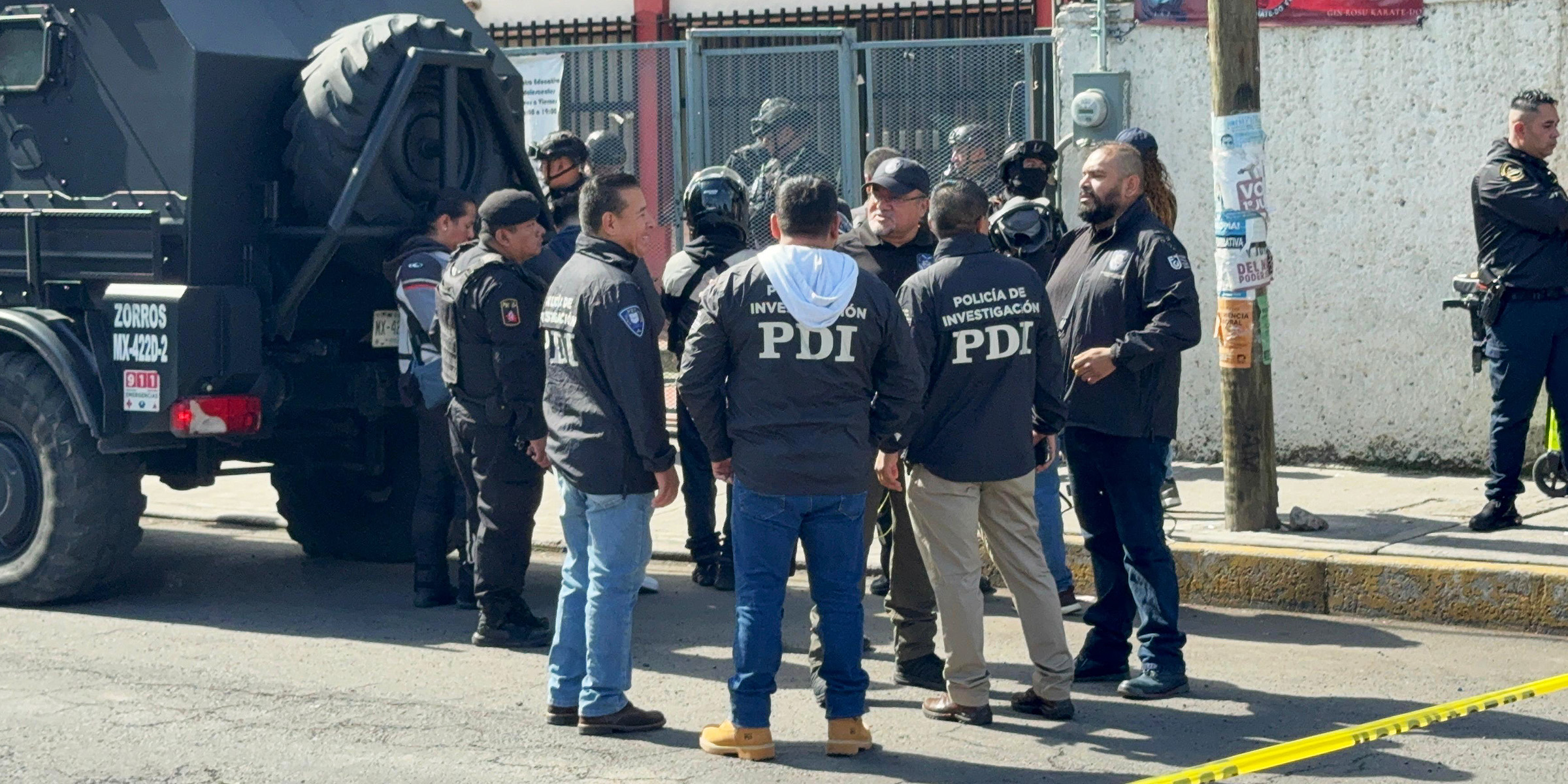 Operativo policial desplegado por el secuestro. | Foto: x.com/POSTACDMX