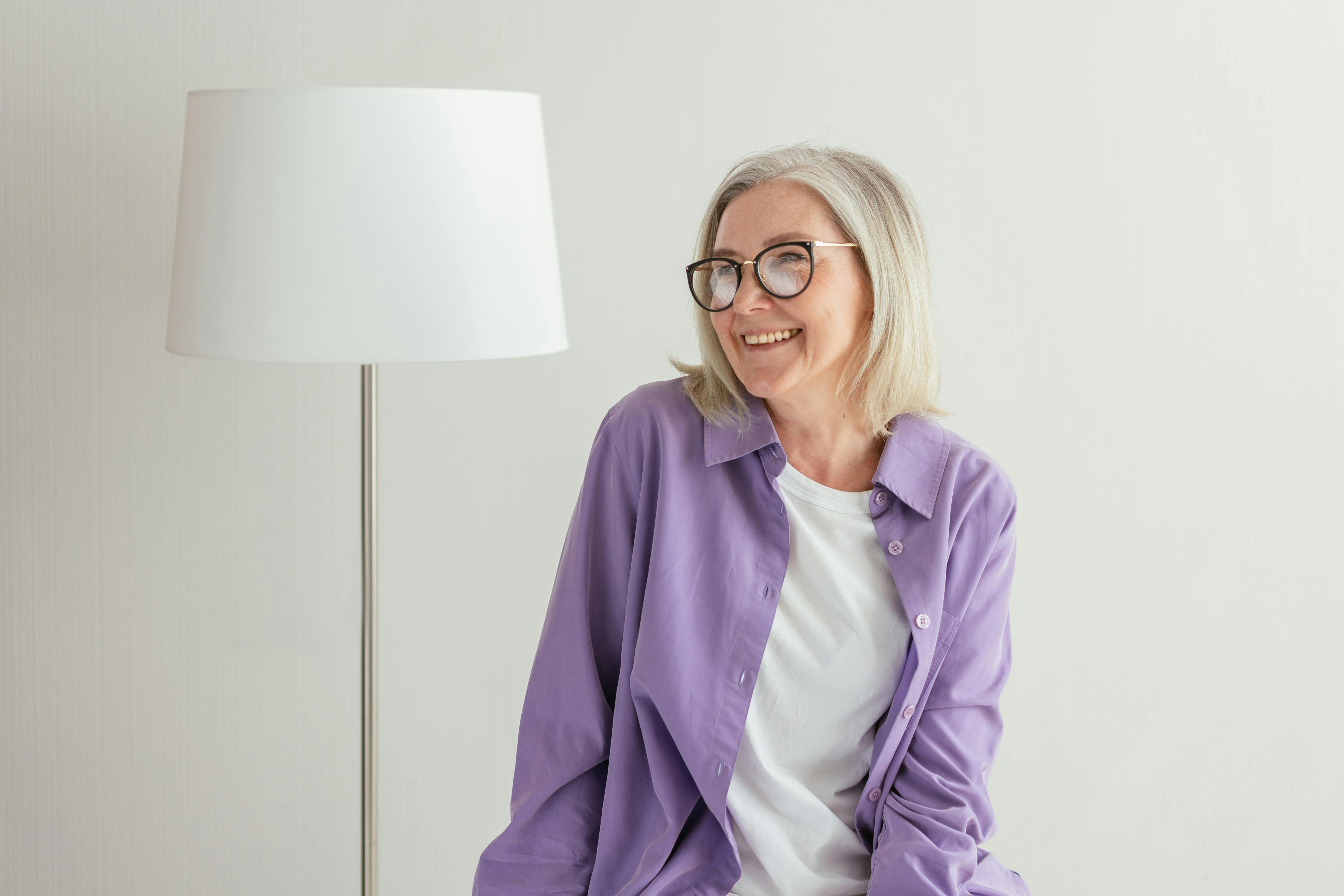 Una anciana sonriente | Fuente: Pexels