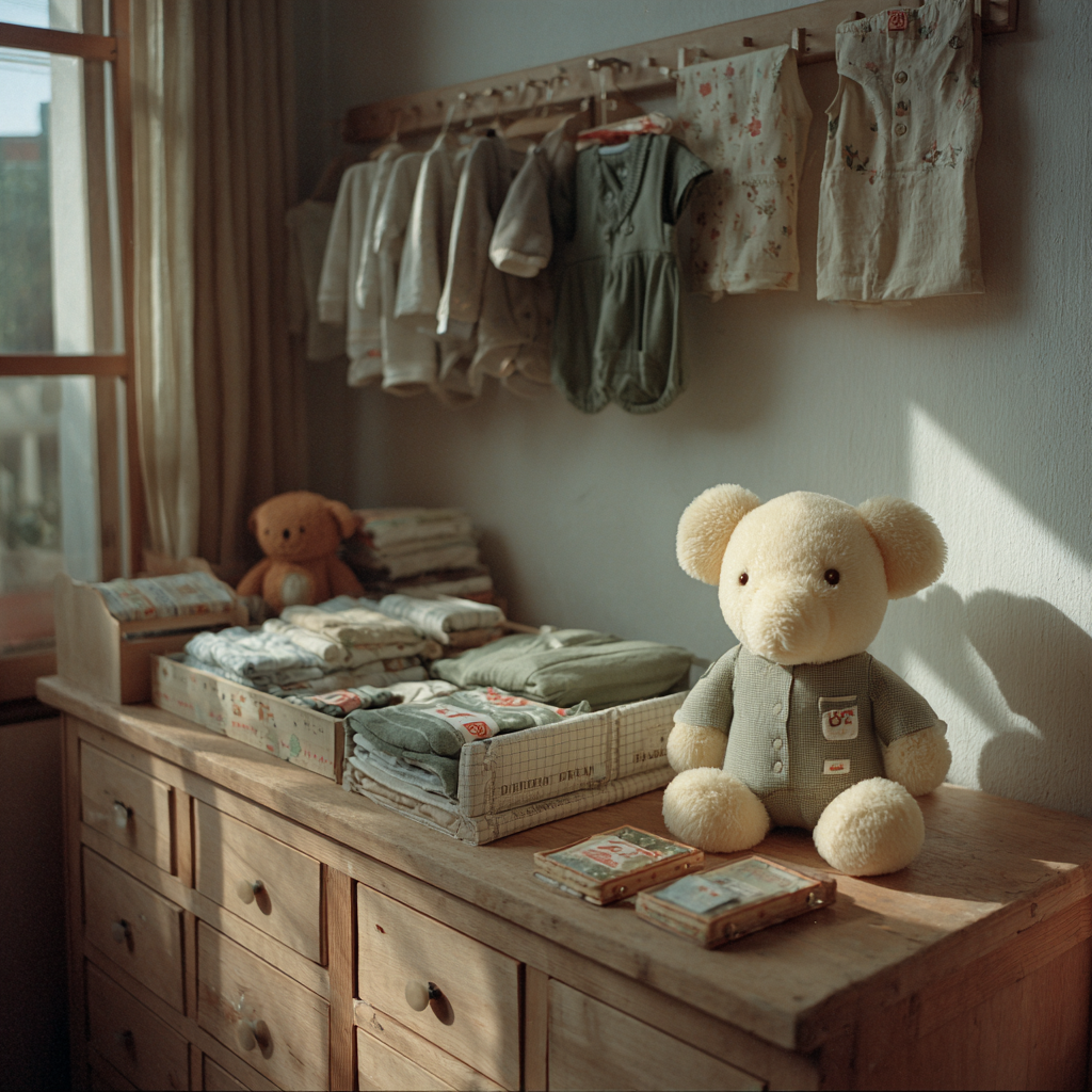 Una habitación infantil incompleta | Fuente: Midjourney