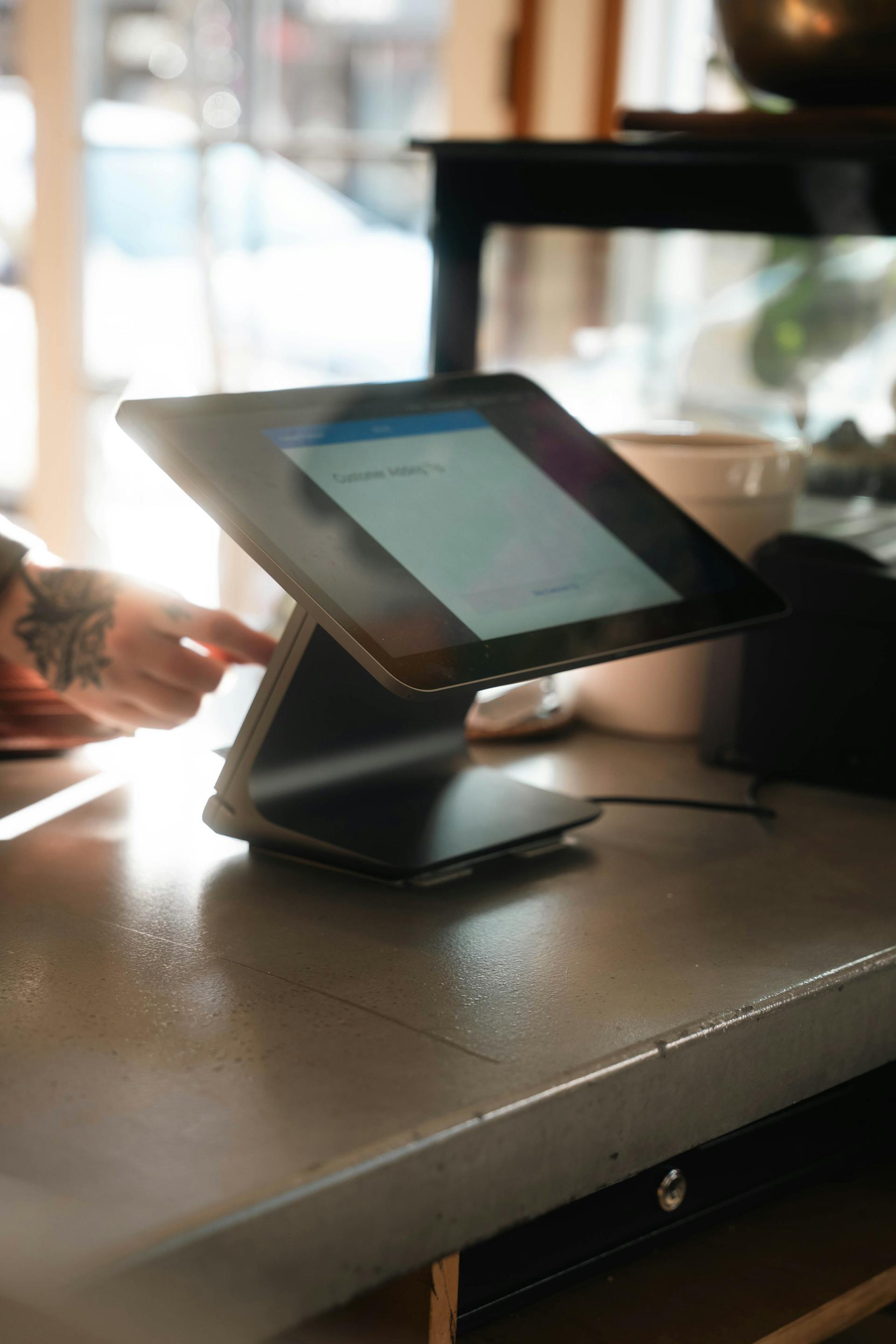 Un sistema TPV en un restaurante | Fuente: Pexels
