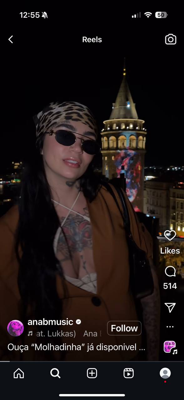 Ana Bárbara Buhr en Estambul, Turquía | Fuente: Instagram/anabmusic