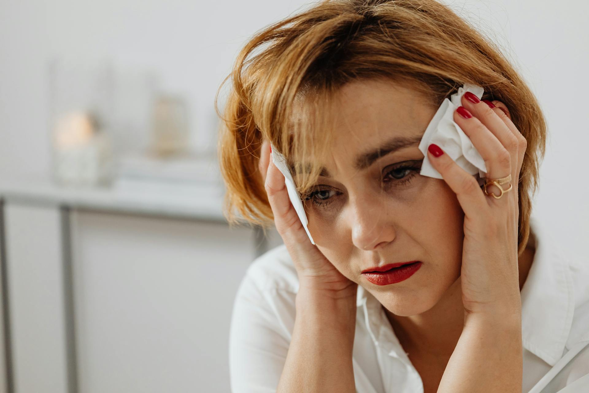 Una mujer triste | Fuente: Pexels