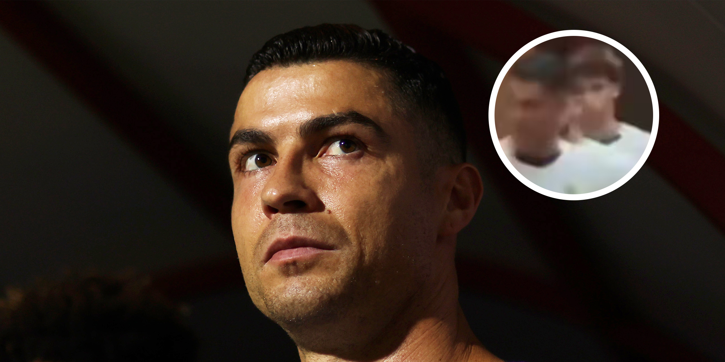 Cristiano Ronaldo | Cristiano Ronaldo empujó a un fan. | Fuente: Getty Images | instagram.com/blaugrana