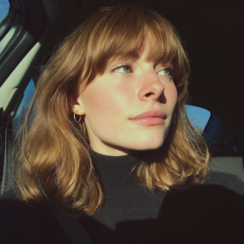Una mujer conduciendo un automóvil | Fuente: Midjourney