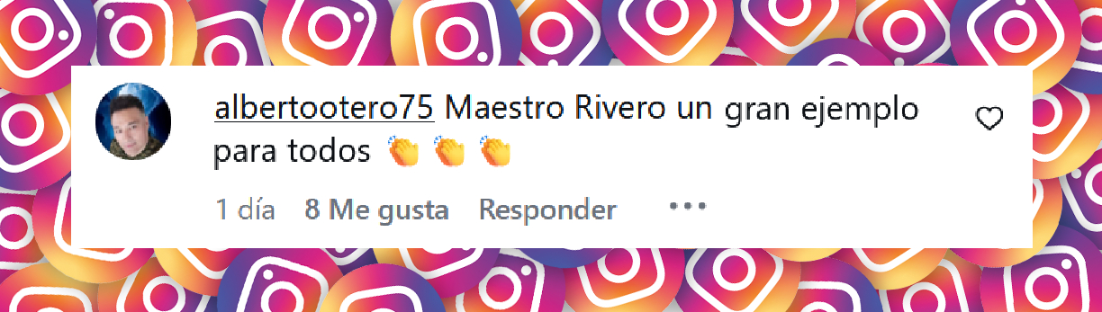 Comentario de un usuario sobre el video en el que se puede ver al actor Jorge Rivero haciendo ejercicio en un gimnasio | Fuente: Instagram/mexico__alminuto