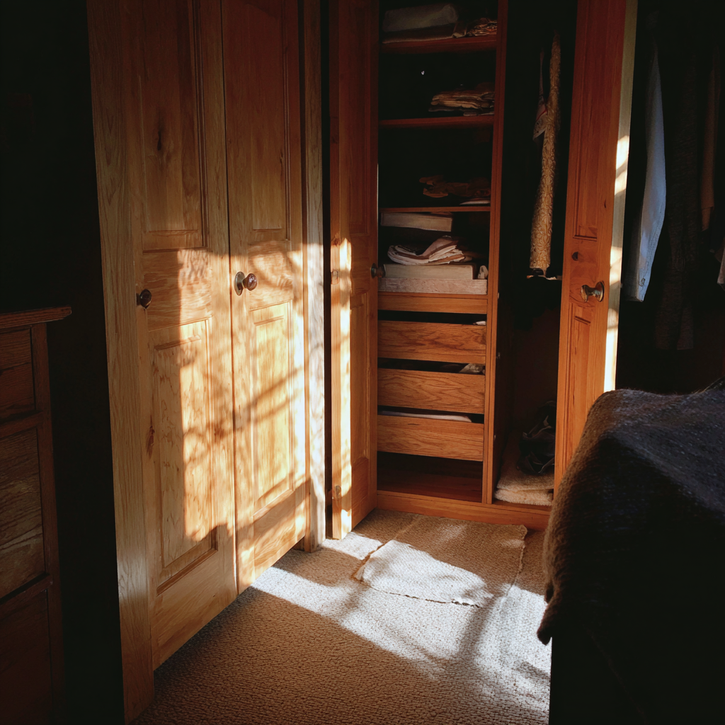 Un armario en un dormitorio | Fuente: Midjourney