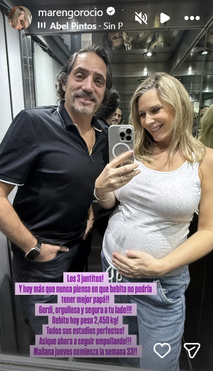 Historia del Instagram de Rocío Marengo | Fuente: Instagram/marengorocio