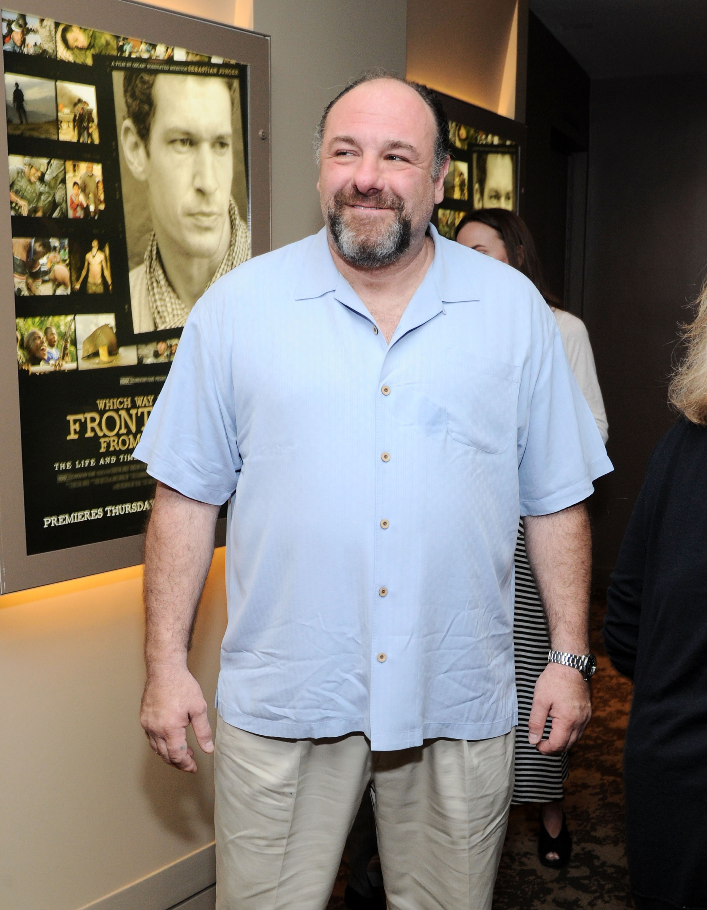 James Gandolfini tuvo algunos papeles destacados antes de su muerte. En esta foto, asistió a