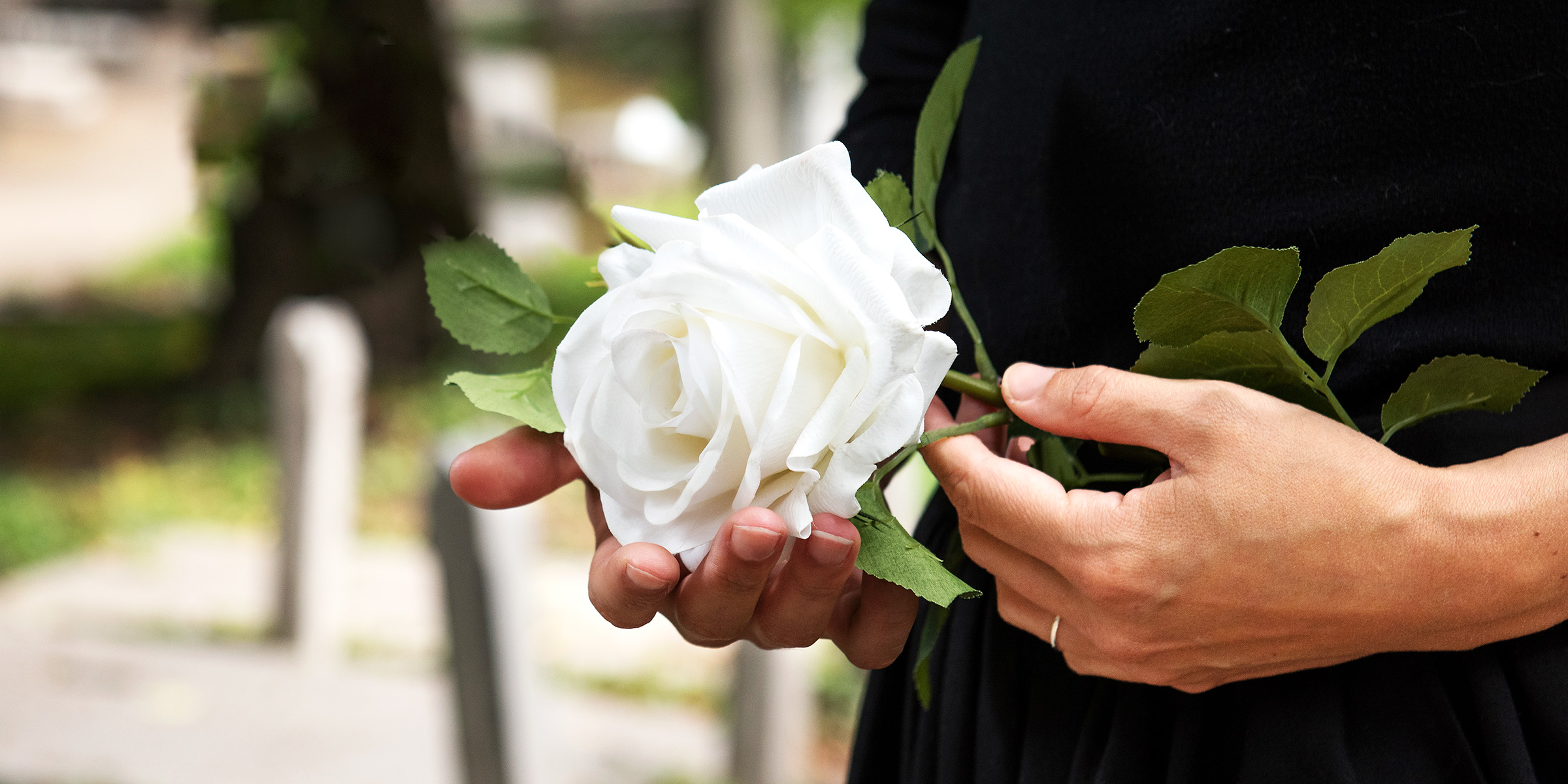 Una mujer sostiene una rosa blanca | Fuente: Freepik