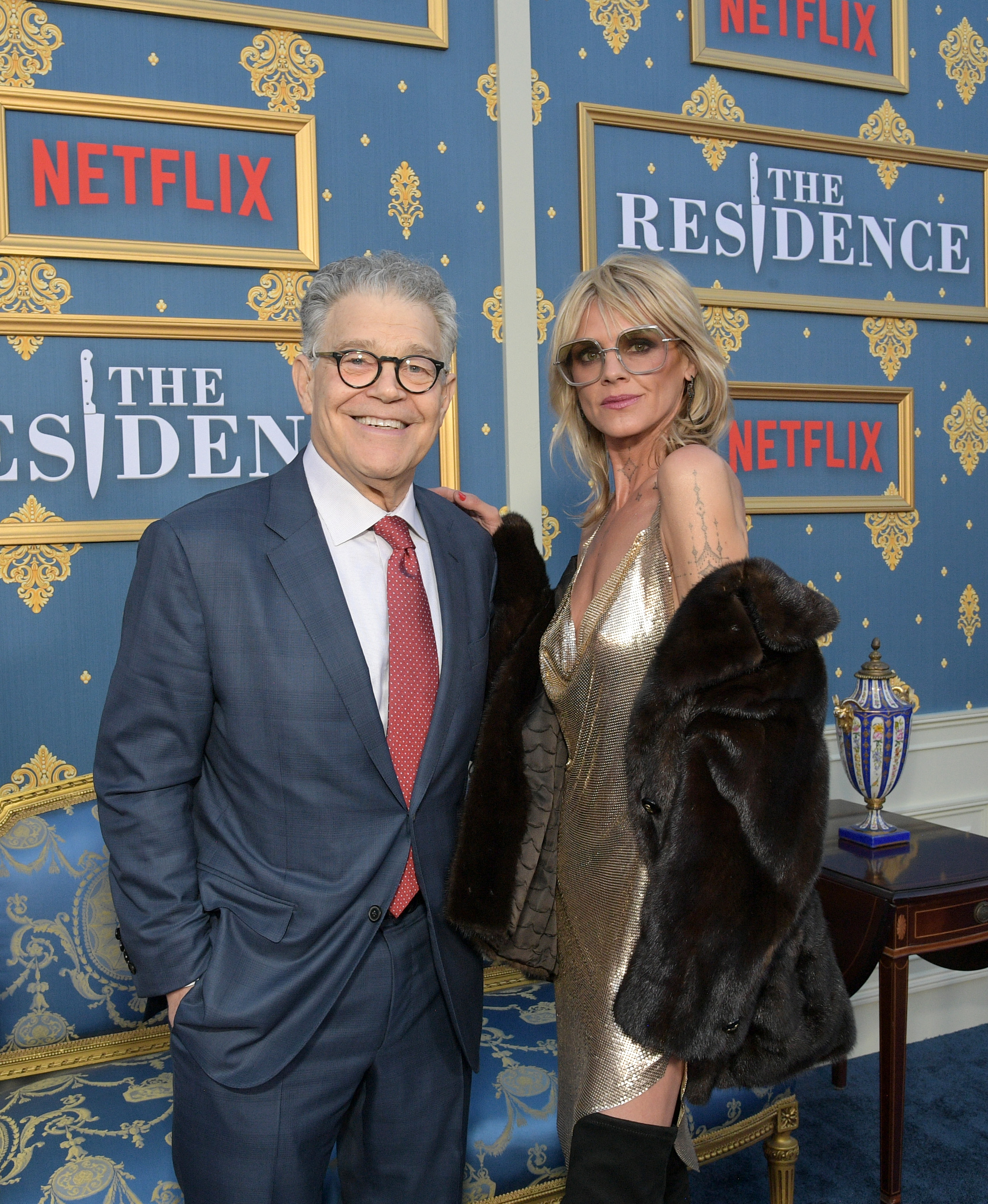 AI Franken y la actriz en el estreno mundial de "The Residence", 2025 | Fuente: Getty Images