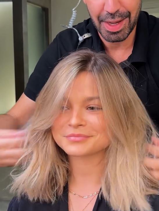 El nuevo color de pelo de Muna Pauls Cherri | Fuente: Instagram/jara.tallerdepelo