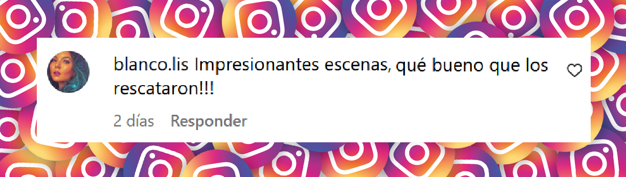 Comentario de una usuaria tras ver el video de la pareja de ancianos en medio de la inundación en Veracruz | Fuente: Instagram/aztecanoticias