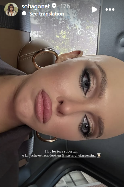 De las historias de Instagram de Sofia Gonet | Fuente: Instagram/sofiagonet