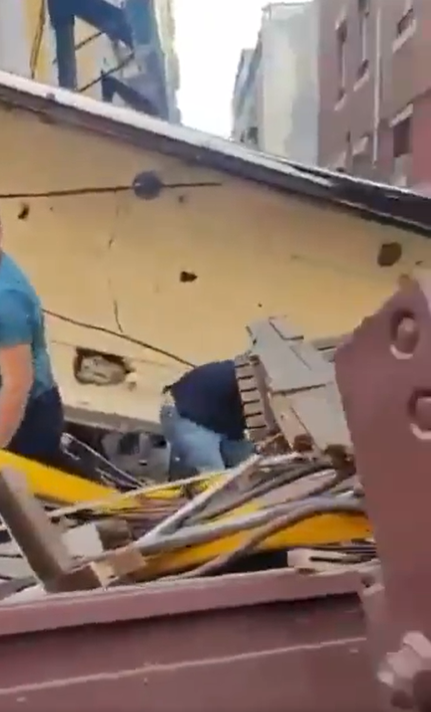 Imágenes captadas tras el accidente del funicular en Lisboa | Fuente: X/AdrianaVeterin
