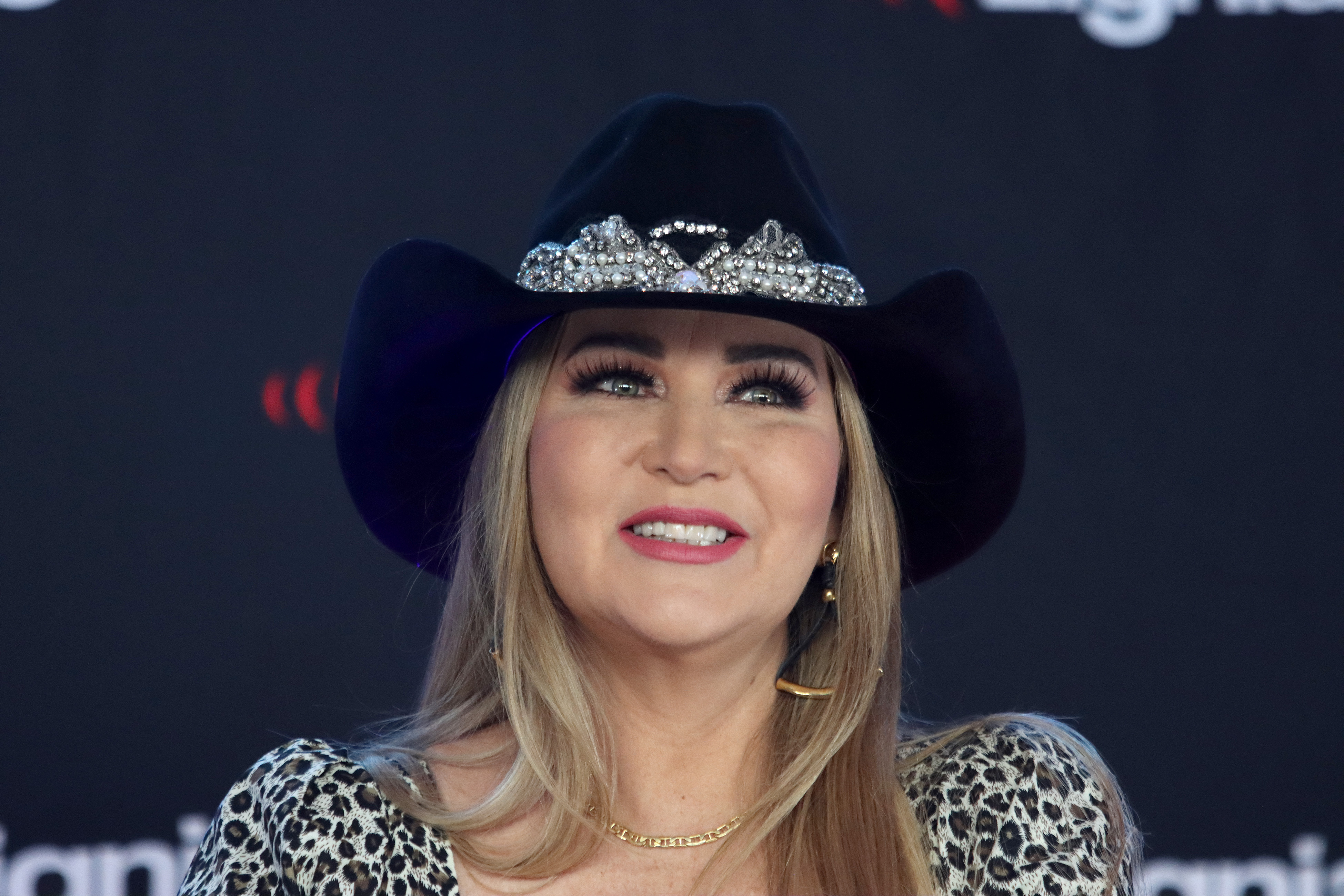 Alicia Villareal durante la conferencia de prensa de su nuevo espectáculo, "GranDiosas", en la Arena Ciudad de México el 25 de enero de 2023 en la Ciudad de México. | Fuente: Getty Images