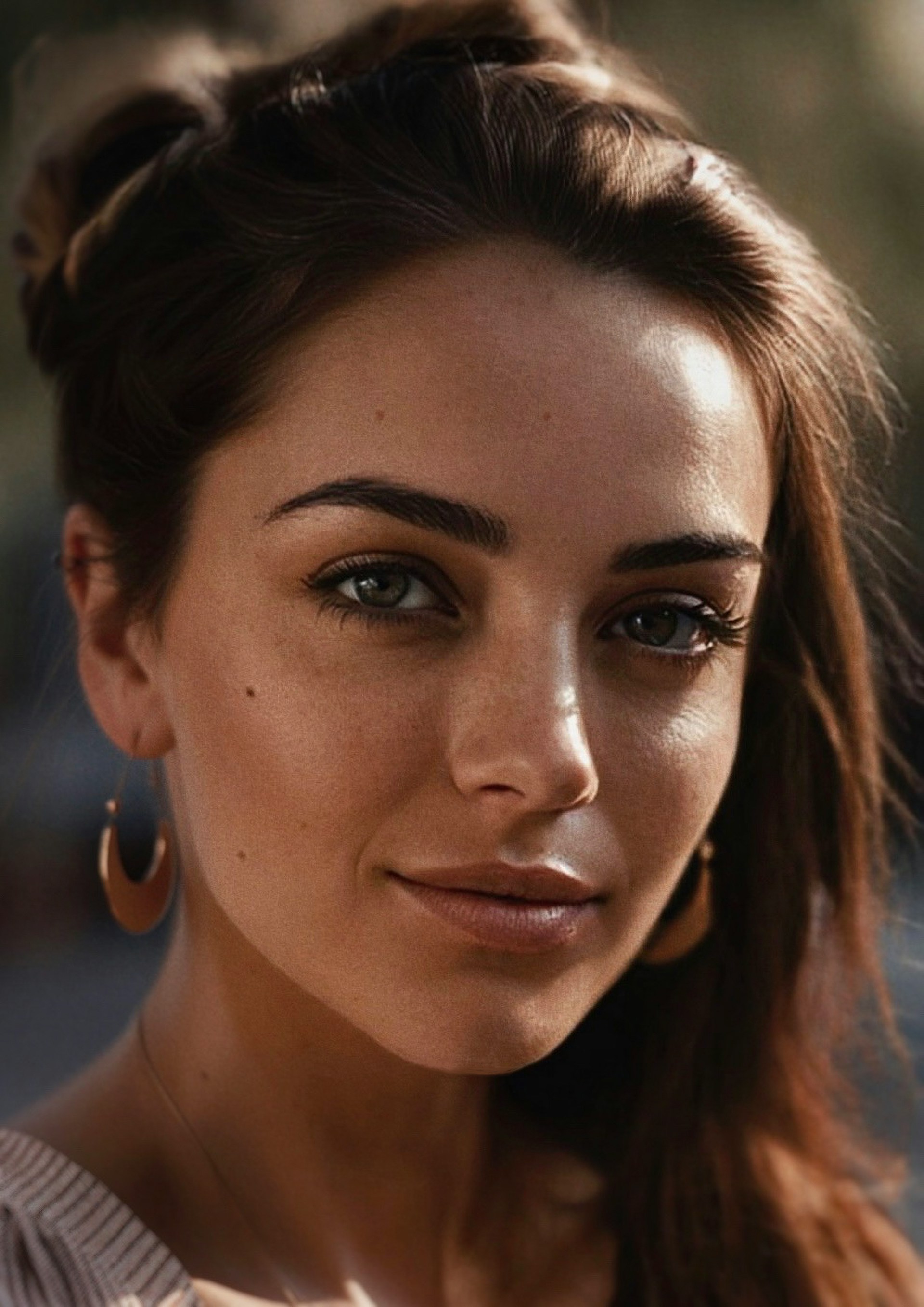 Una mujer sonriendo débilmente | Fuente: Unsplash