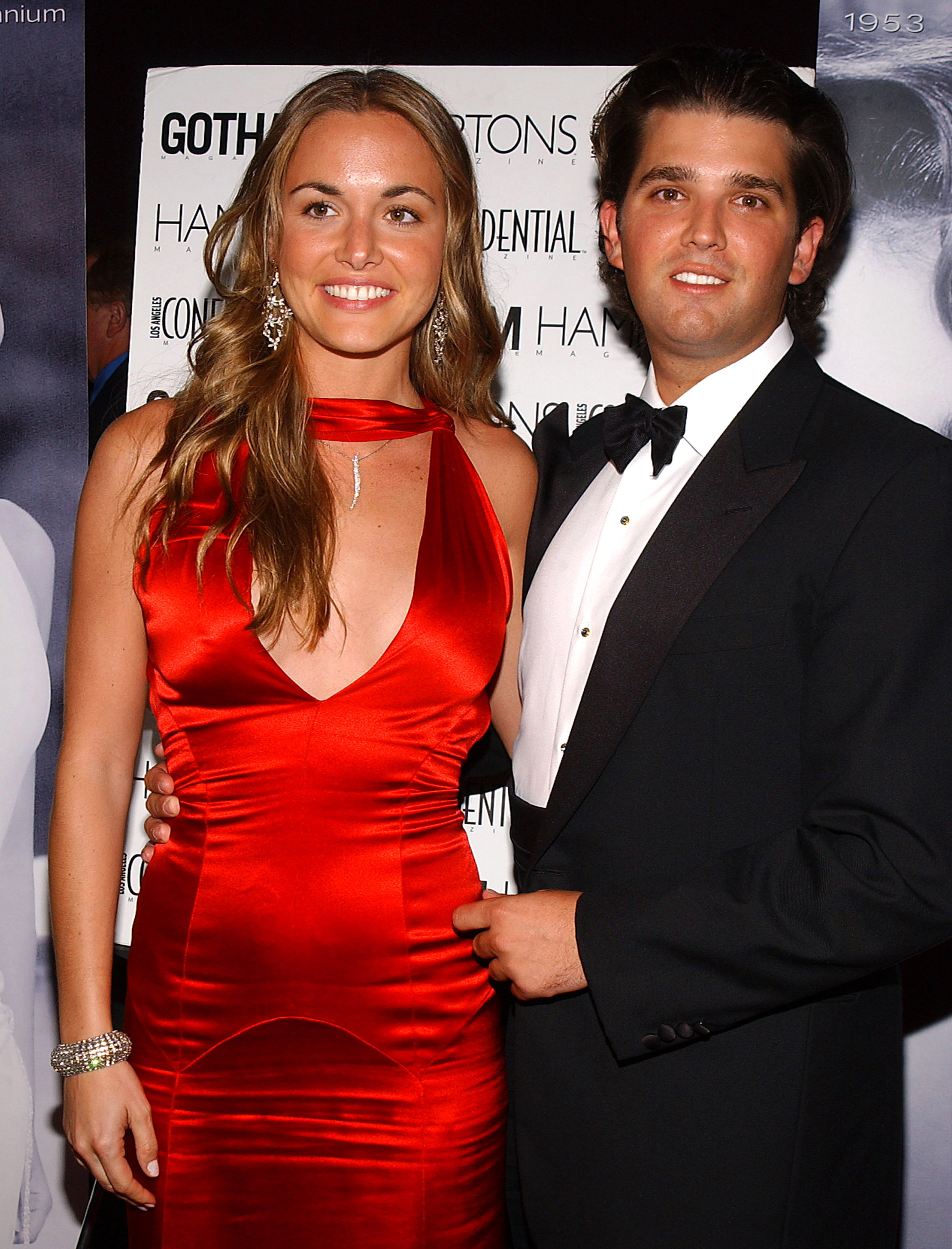 Vanessa y Donald Trump Jr. durante la fiesta posterior al 53º Concurso Anual de Miss EE.UU., el 12 de abril de 2004, en Hollywood, California | Fuente: Getty Images