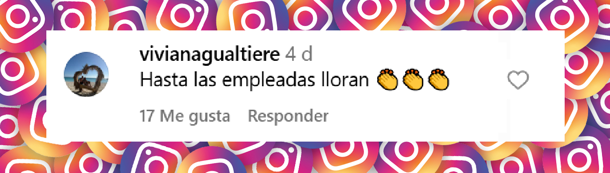 Mensaje de una seguidora de Sandra Borghi al ver la sorpresa que le dio a su hija Juana. | Fuente: Instagram/@sandraborghiok