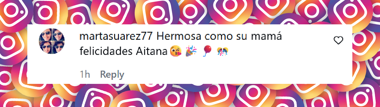 Comentario de una usuaria sobre las tofografías del festejo de cumpleaños de Aitana Paladini en la playa | Fuente: Instagram/rocioguiraodiaz
