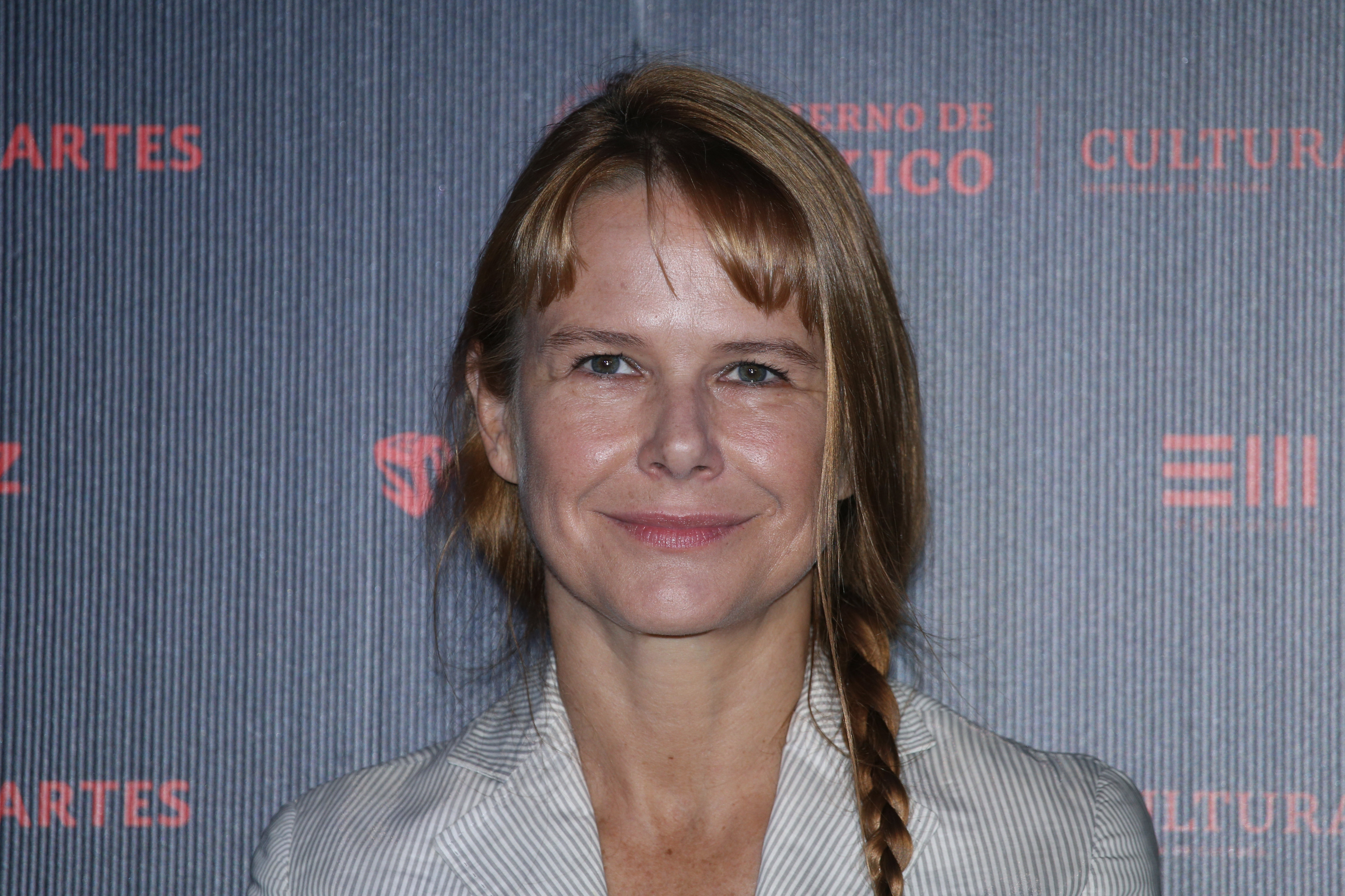 Nailea Norvind asiste a una conferencia de prensa para "The Work Of Titus" el 26 de agosto de 2019 en la Ciudad de México, México.