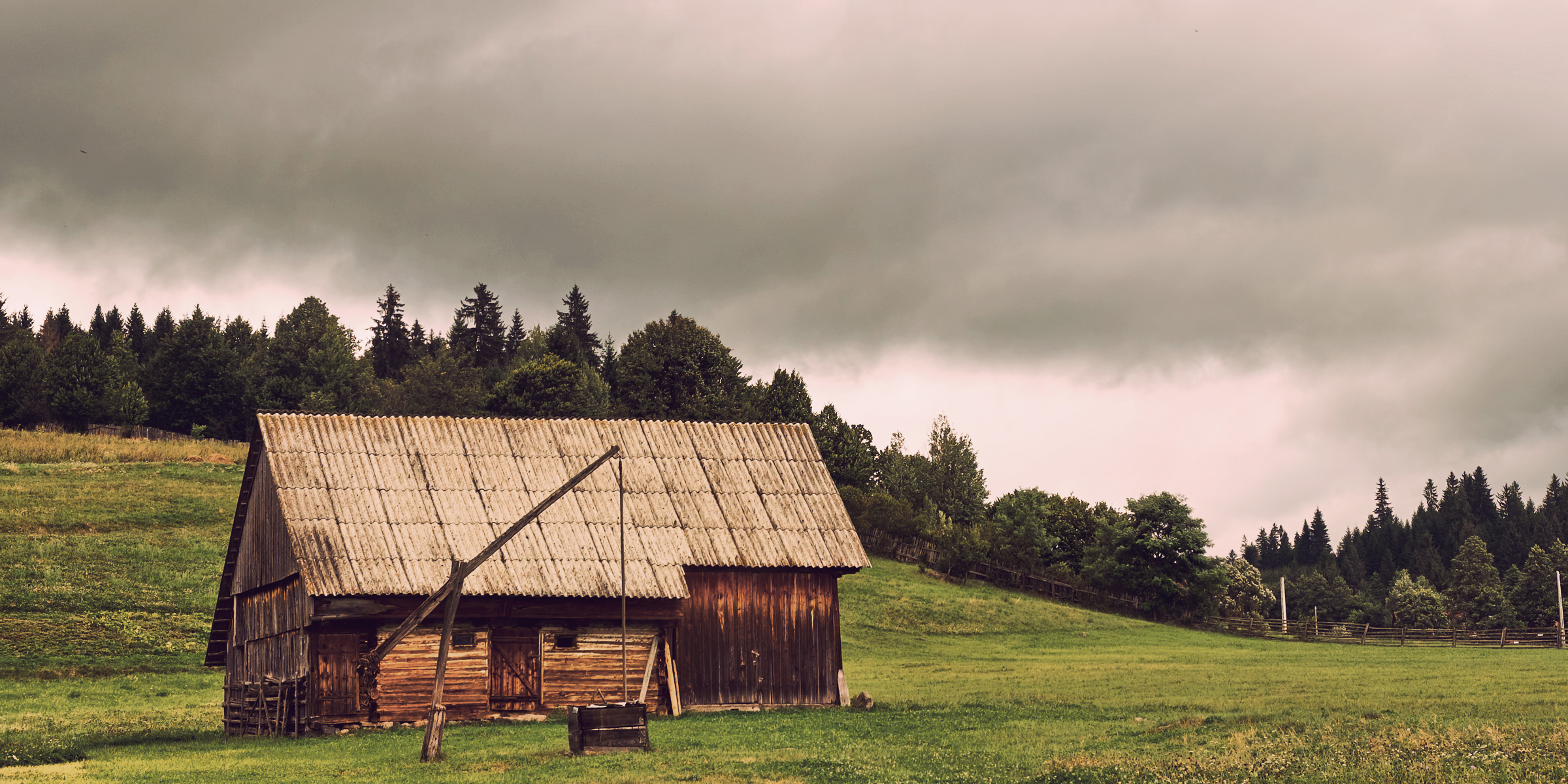 Una antigua granja | Fuente: Shutterstock