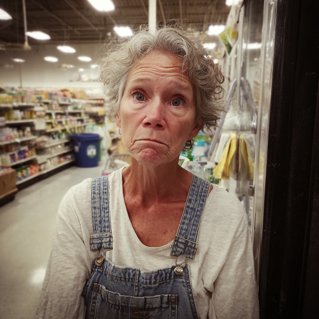 Un primer plano de una mujer emocional | Fuente: Midjourney