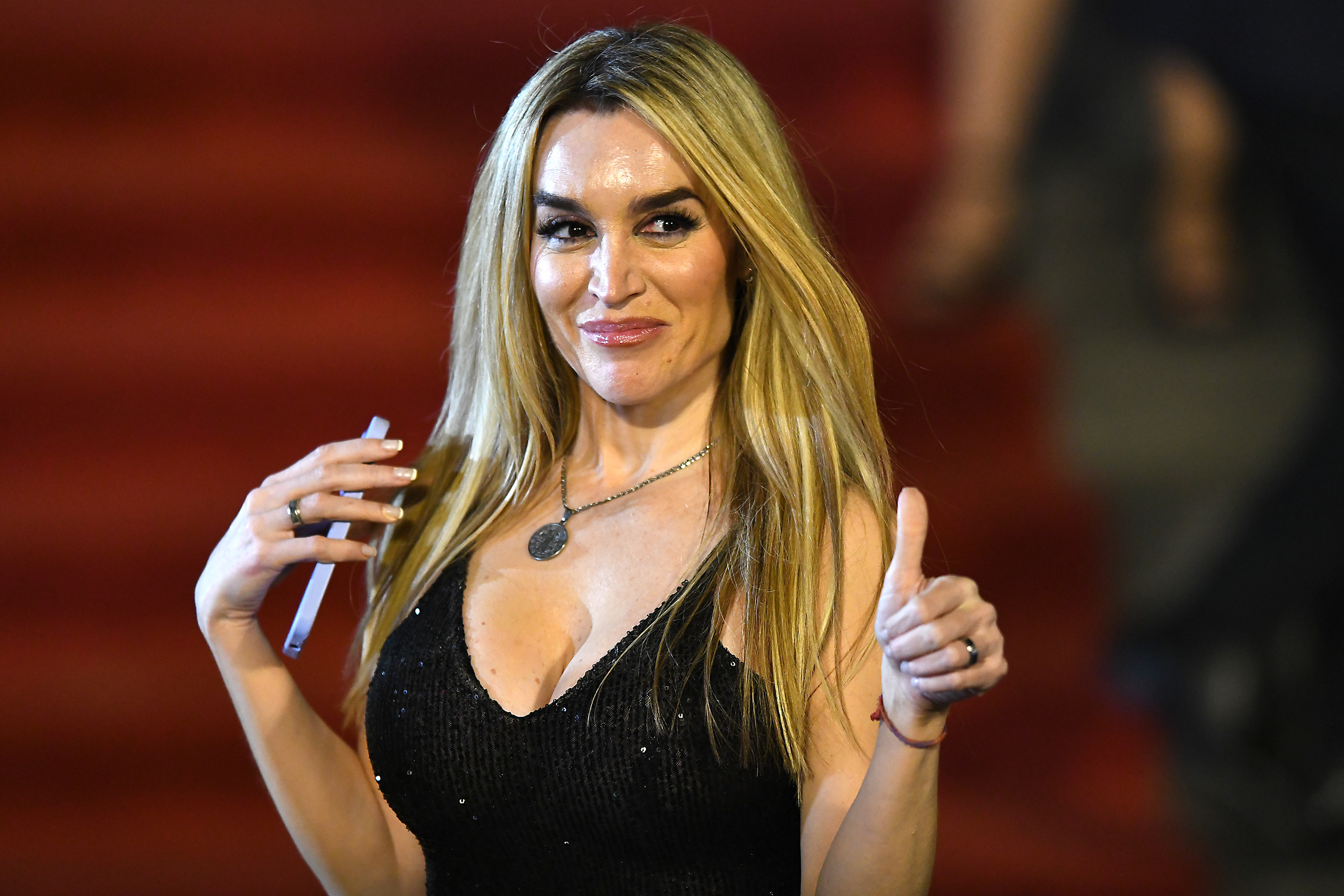 Fátima Flórez llega al Teatro Colón para una gala el 10 de diciembre de 2023 en Buenos Aires, Argentina. | Fuente: Getty Images