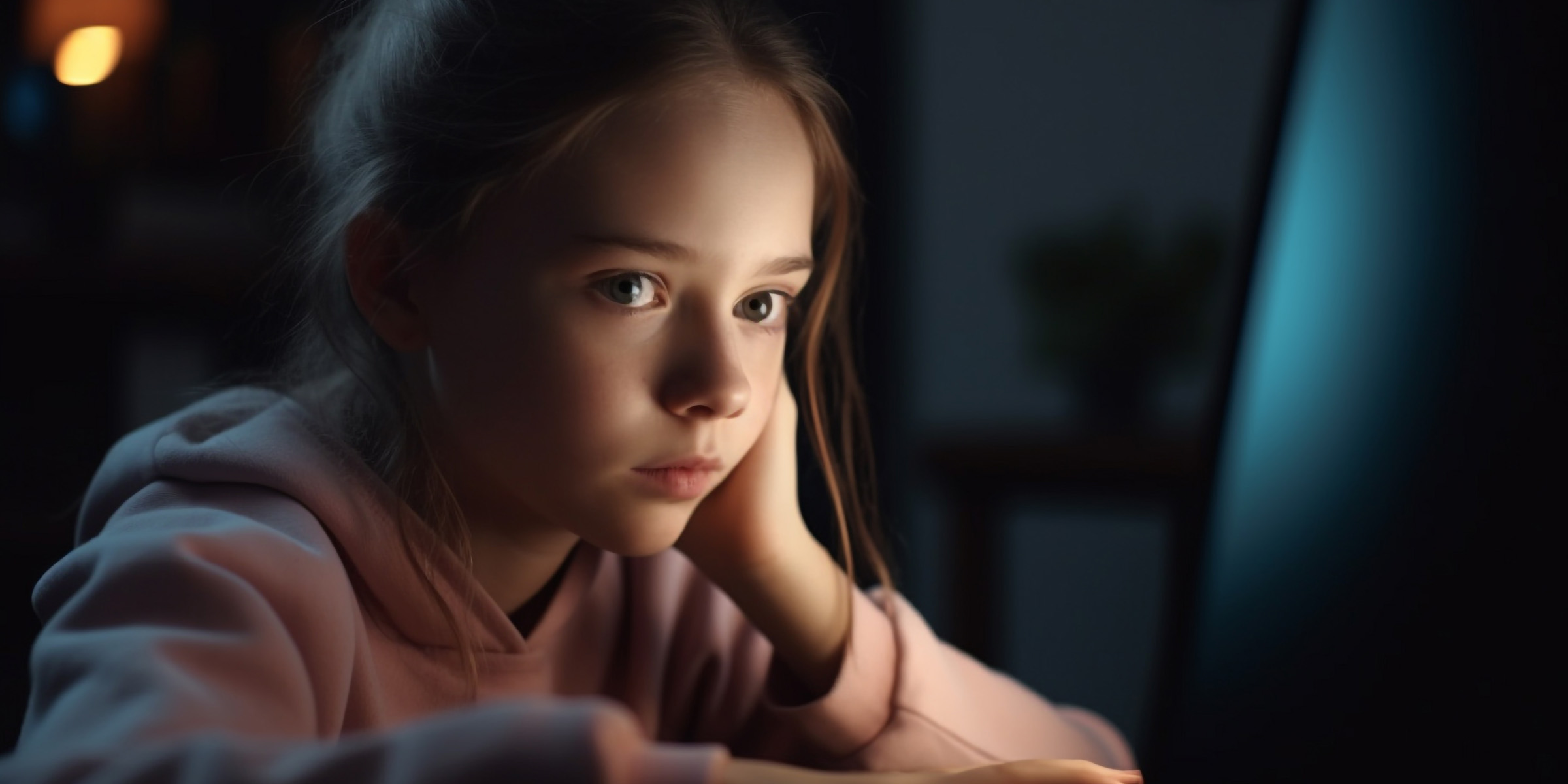 Una niña con una mano en la cara | Fuente: Freepik