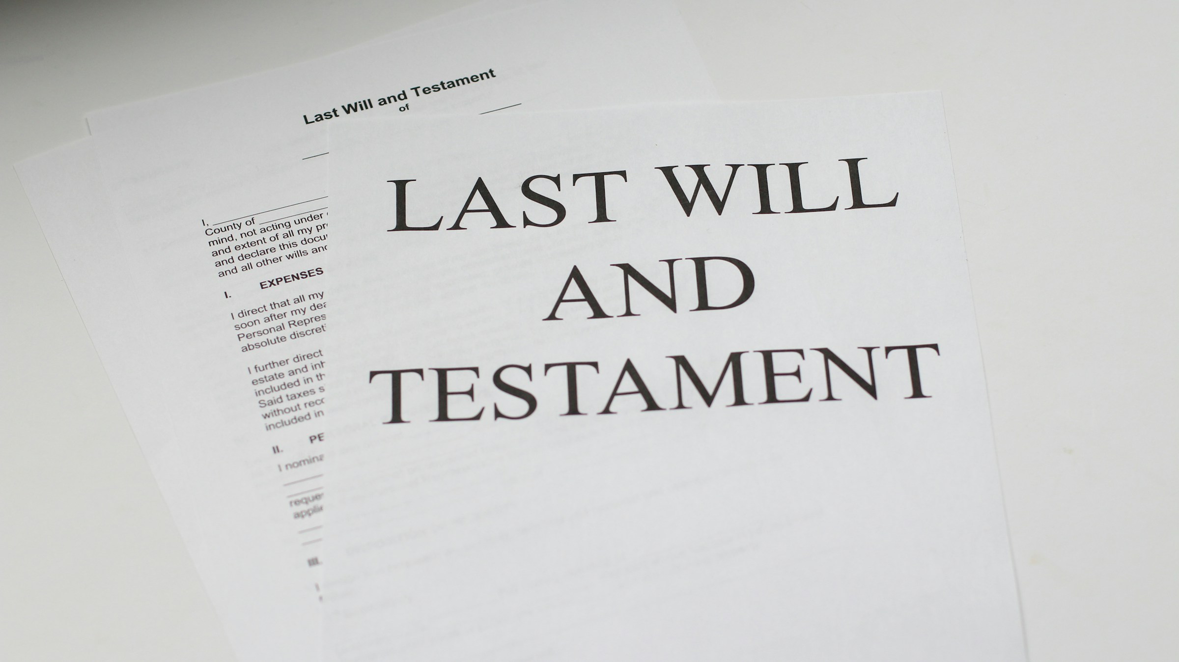 Un documento de testamento | Fuente: Unsplash
