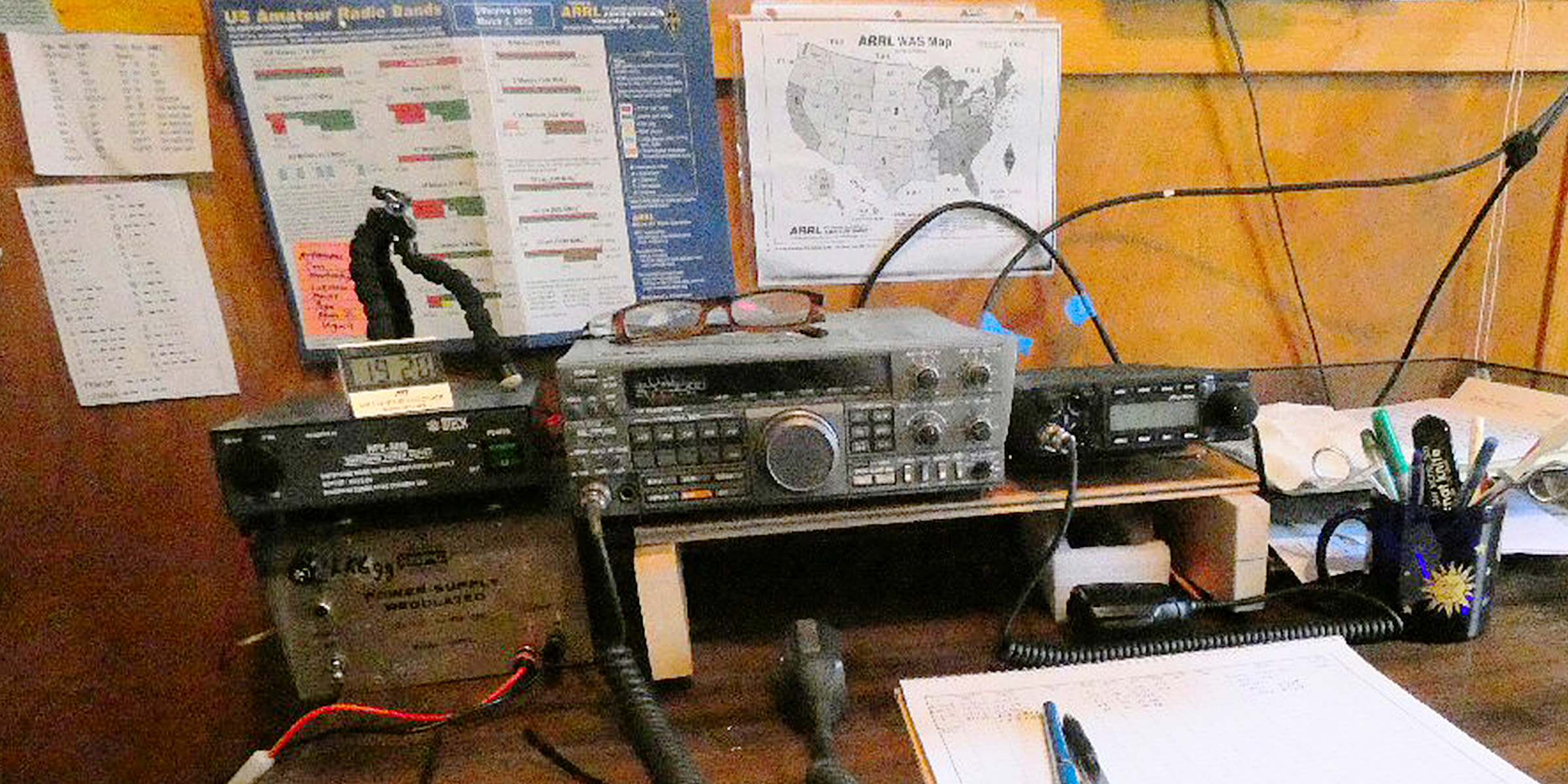 Una radio de aficionados | Fuente: Flickr