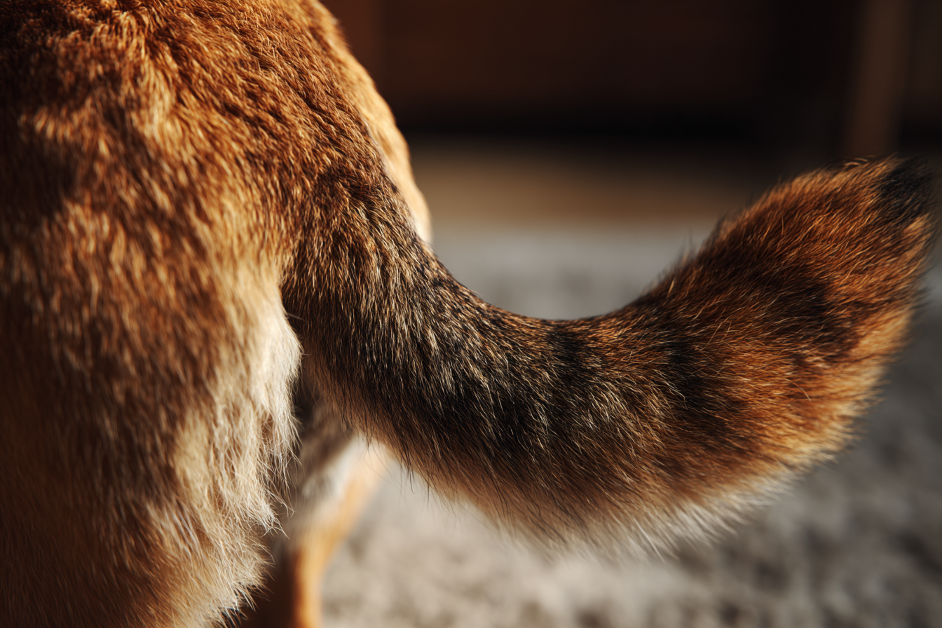 La cola de un perro | Fuente: Midjourney