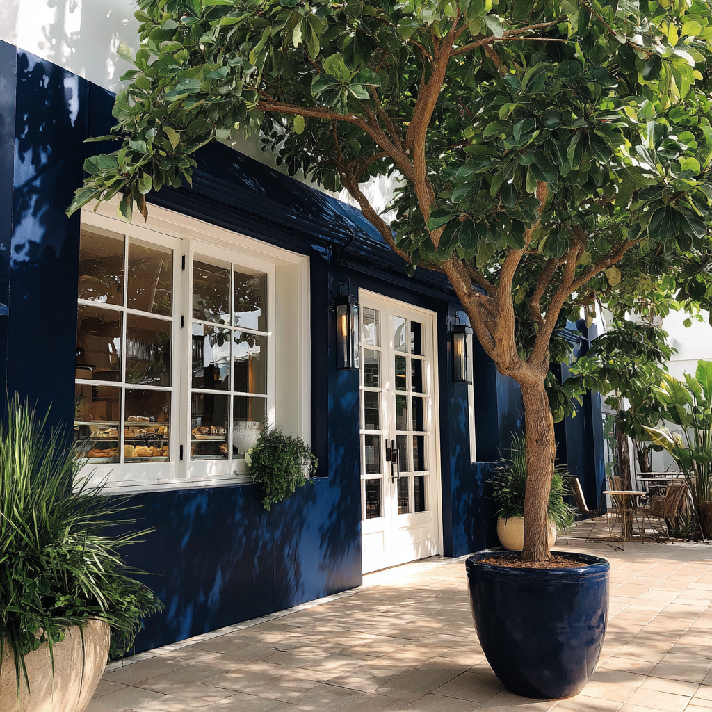 El exterior de una panadería | Fuente: Midjourney