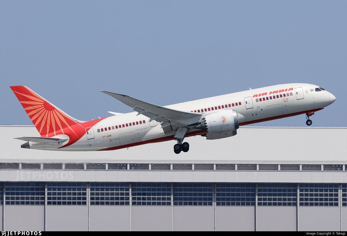 Vuelo AI171, un Boeing 787-8, de un post del 12 de junio de 2025 | Fuente: X/flightradar24