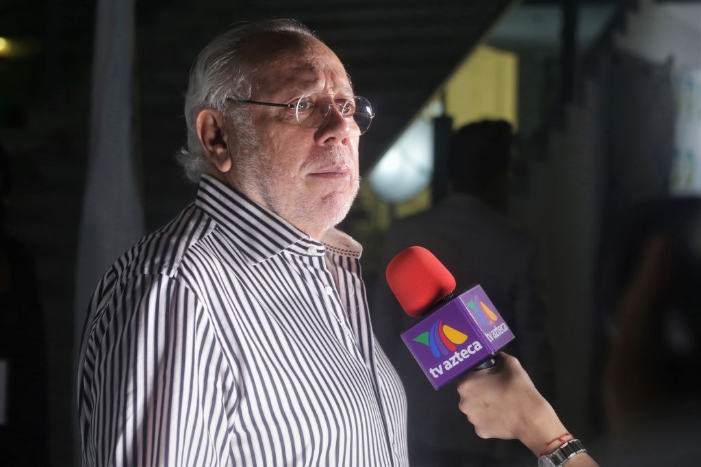 El productor Luis de Llano atiende a los medios durante la inauguración de los estudios Despierta, el 19 de noviembre de 2020 en Cancún, México. | Foto: Getty Images