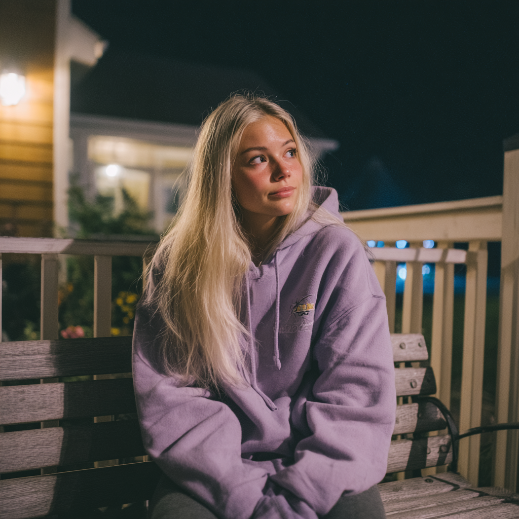 Una joven pensativa | Fuente: Midjourney