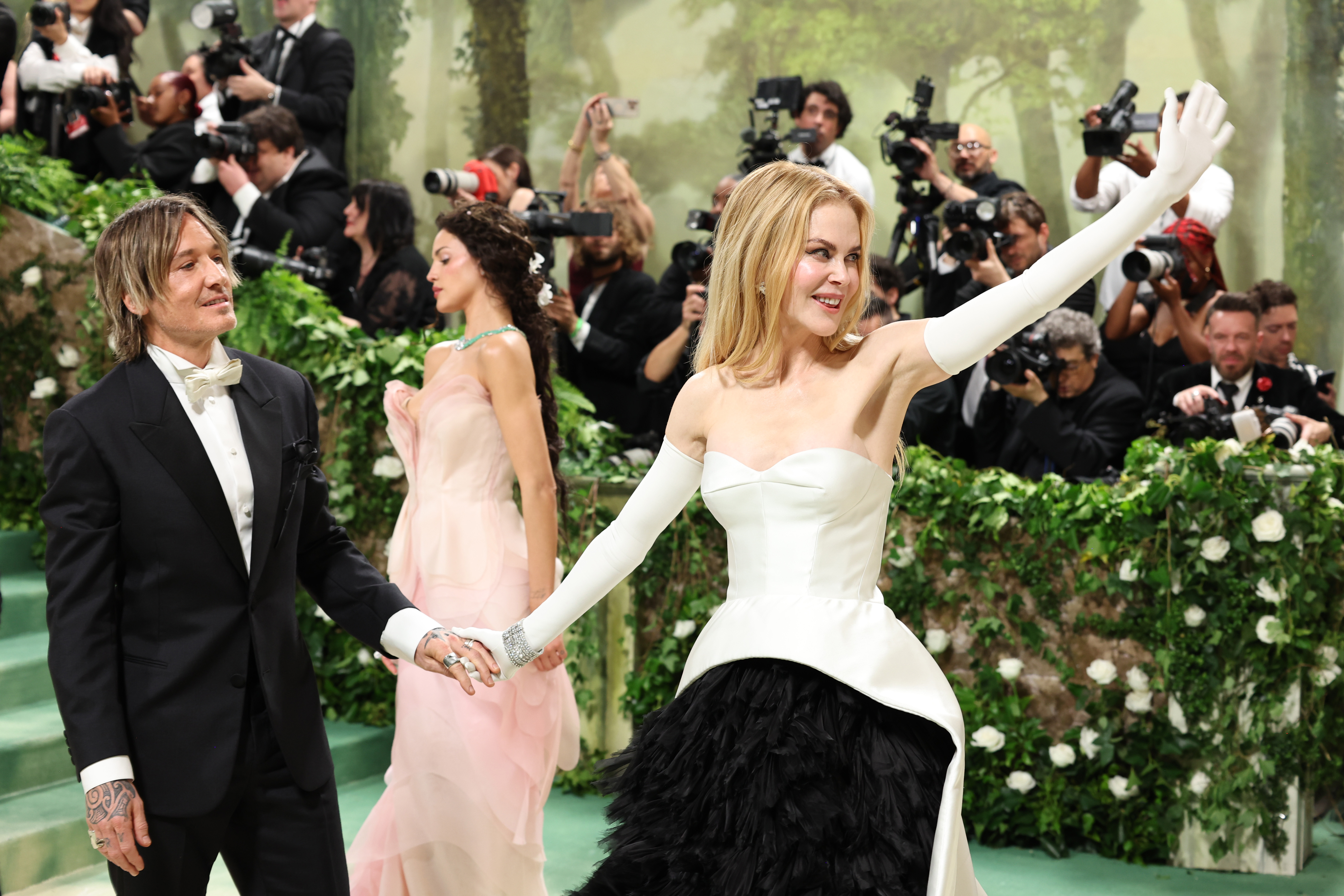 Keith Urban y Nicole Kidman asisten a la Met Gala en celebración de "Sleeping Beauties: Reawakening Fashion" en el Museo Metropolitano de Arte el 6 de mayo de 2024, en la ciudad de Nueva York | Fuente: Getty Images