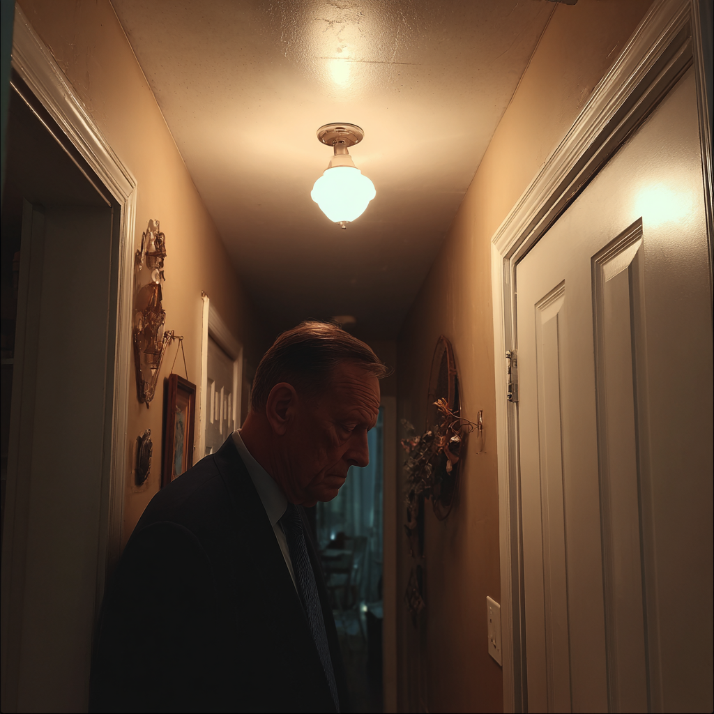 Un hombre mayor disgustado | Fuente: Midjourney