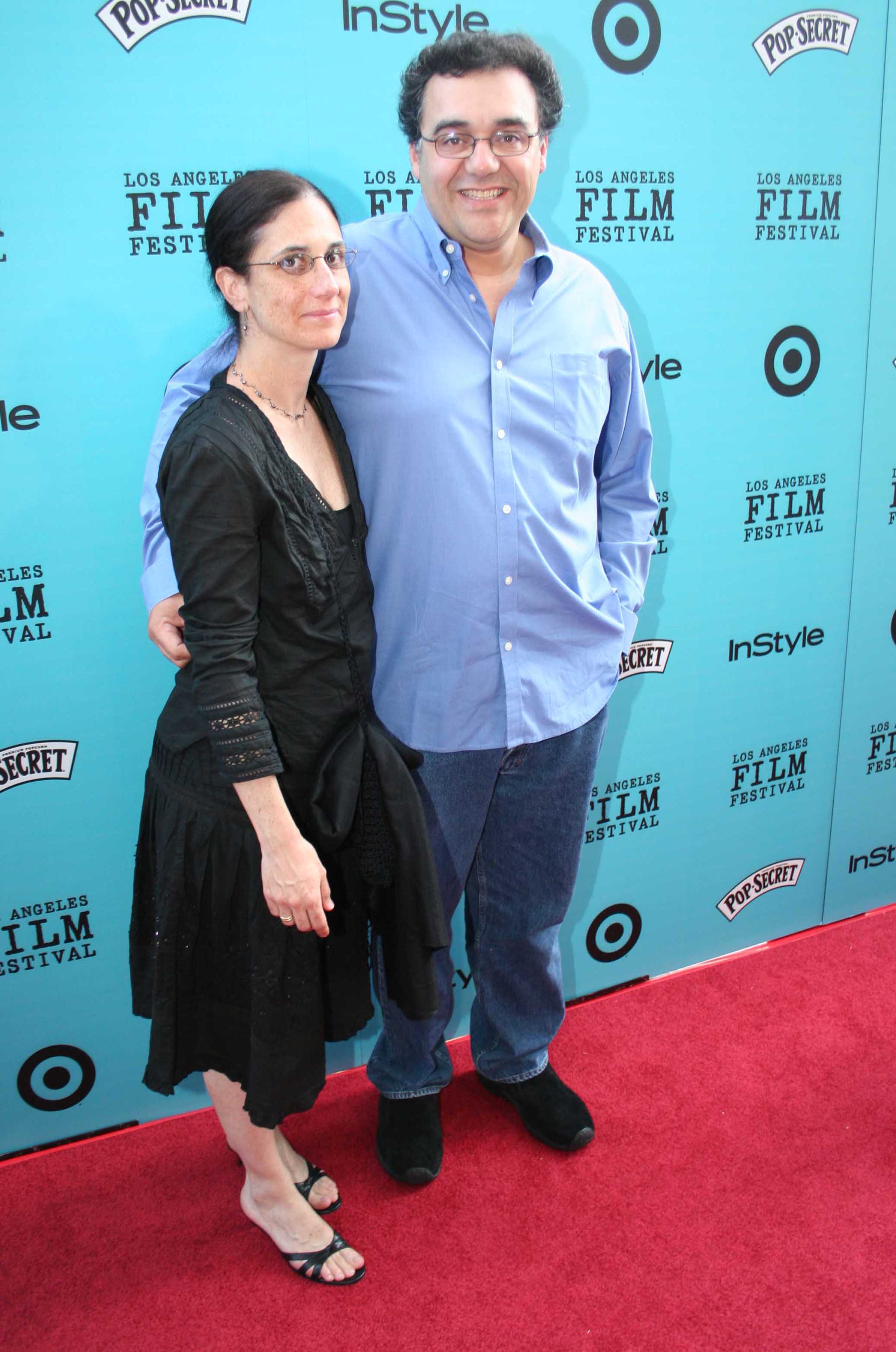 Rodrigo García con su esposa asiste al estreno de "Nine Lives" - Festival de Cine de Los Ángeles en la Academia de Cine y Ciencias Cinematográficas el 21 de junio de 2005. | Fuente: Getty Images