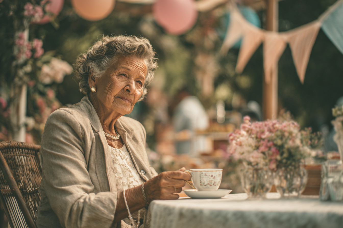 Una mujer mayor | Fuente: Midjourney