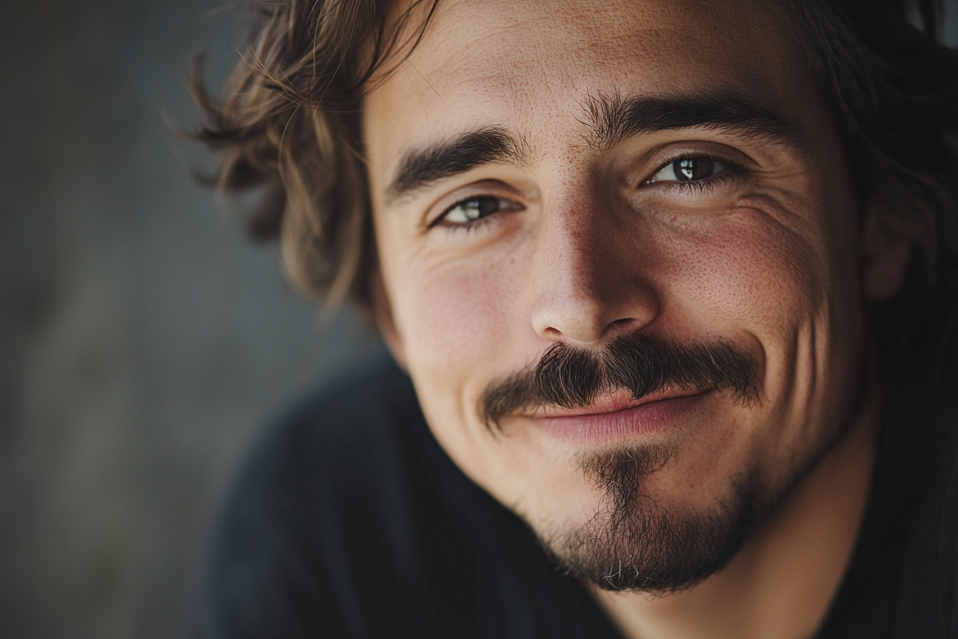 Un hombre sonriente | Fuente: Midjourney