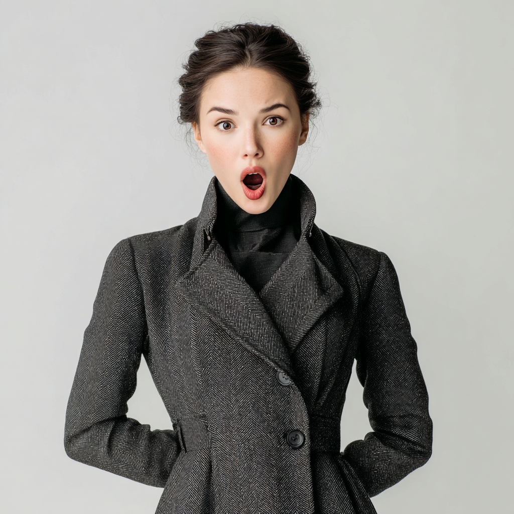 Una mujer conmocionada | Fuente: Midjourney