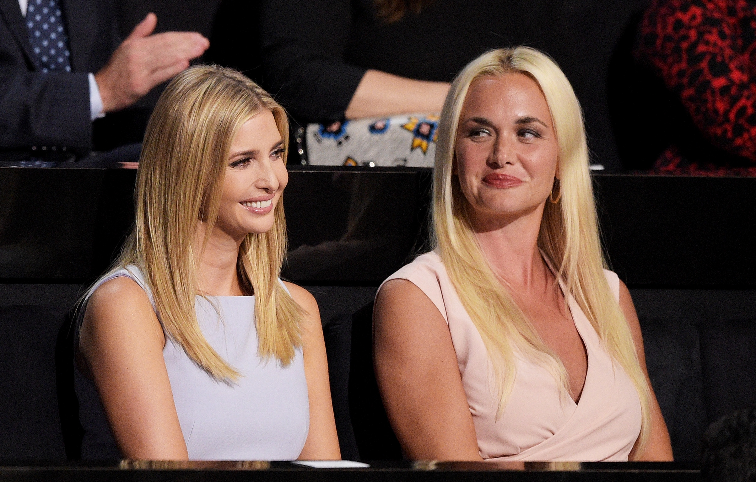 Ivanka y Vanessa Trump en el segundo día de la Convención Nacional Republicana, el 19 de julio de 2016, en el Quicken Loans Arena de Cleveland, Ohio. | Fuente: Getty Images
