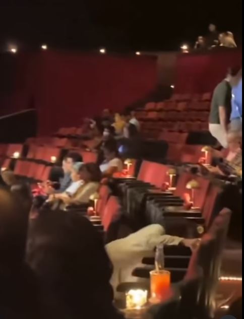 Maria Antonieta de las Nieves se cae en un teatro | Fuente: Instagram.com/postacdmx