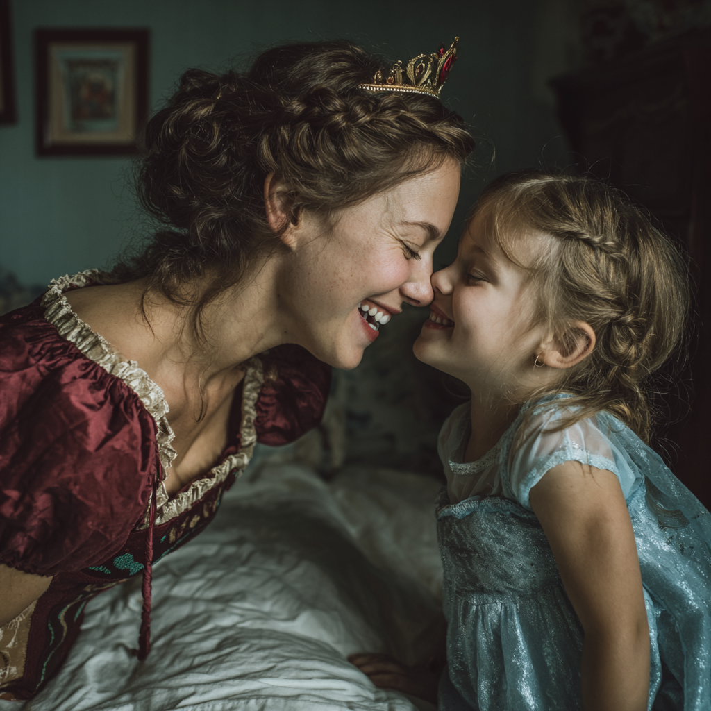 Una madre estableciendo un vínculo con su hija | Fuente: Midjourney