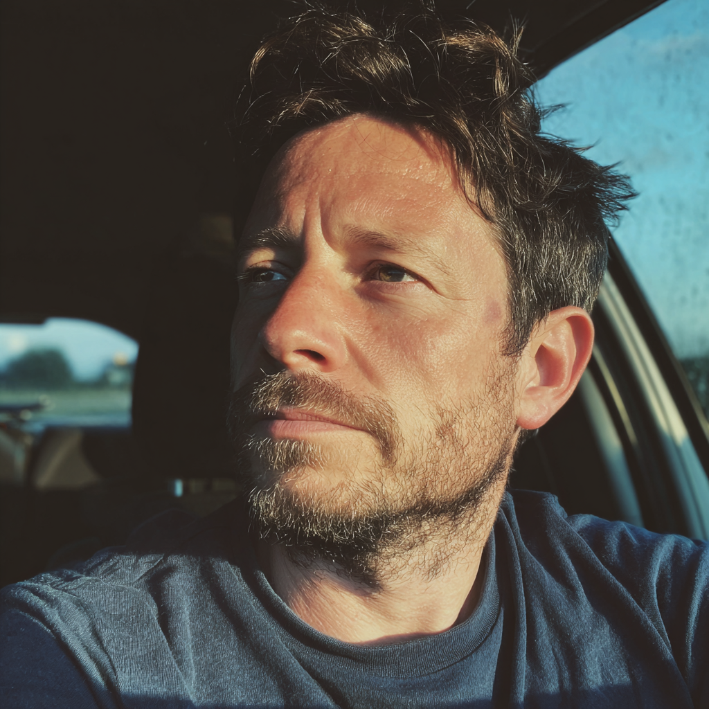 Un hombre conduciendo un Automóvil | Fuente: Midjourney