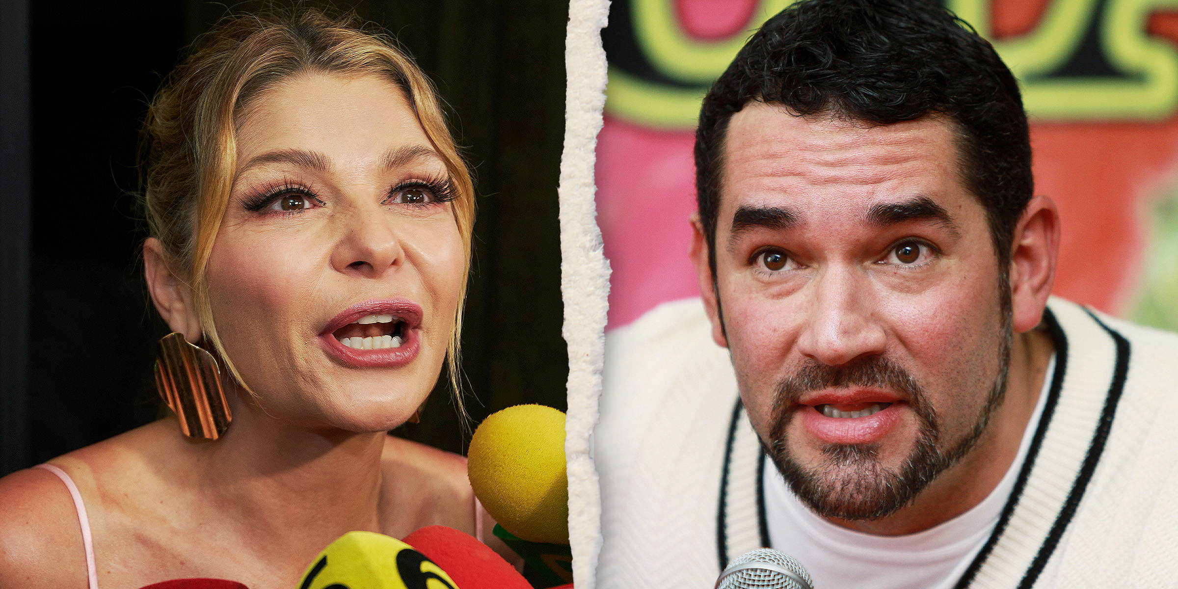 Itatí Cantoral | Eduardo Santamarina. | Fuente: Getty Images